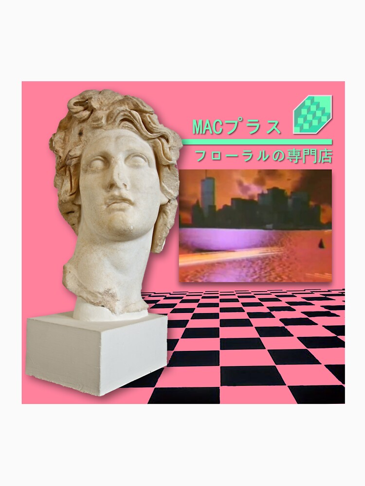 Macintosh Plus: Floral Shoppe [vaporwave] by Crimetropolitan T-Shirts, Hoodie, Sweatshirt | BlankRebels.com (Image 3)