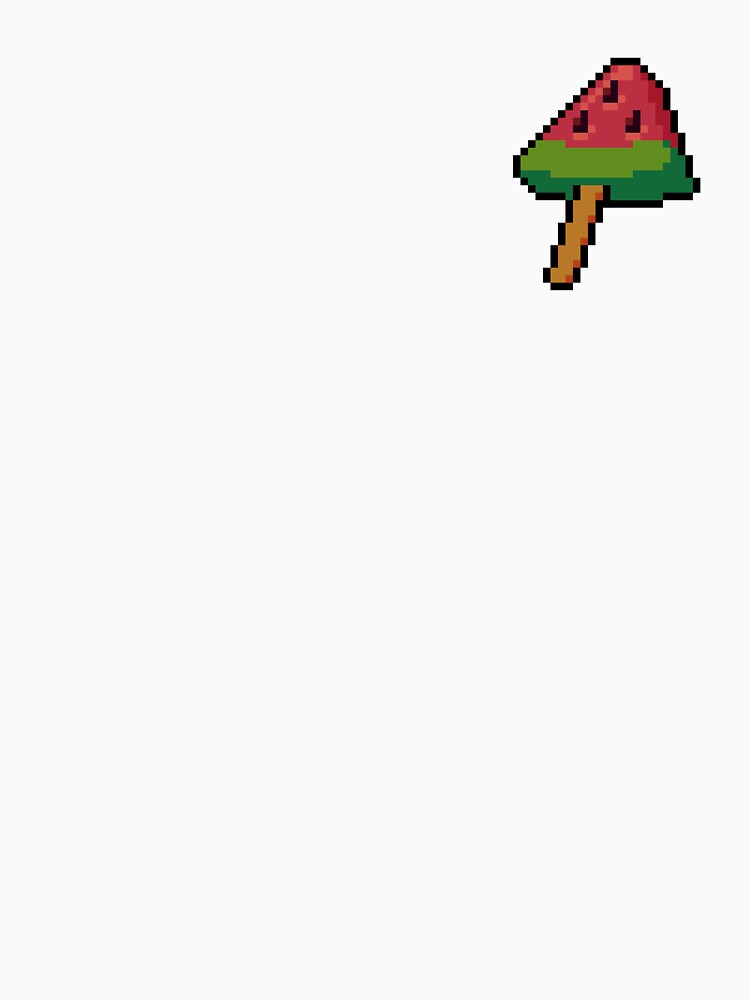 Pixel Watermelon Popsicle - pixel food art by LittleFoodShop T-Shirts, Hoodie, Sweatshirt | BlankRebels.com (Image 3)