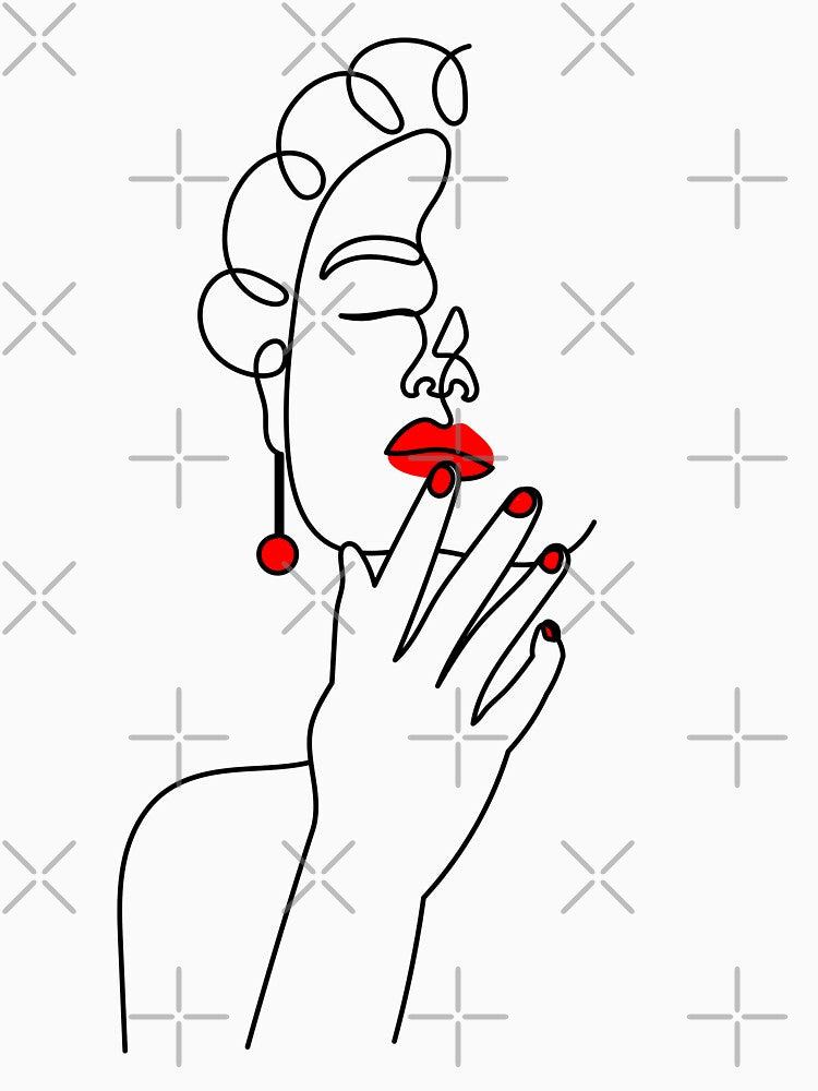 Powerful Details | One Line Drawing | One Line Art | Minimal | Minimalist by One-Line-Artist T-Shirts, Hoodie,... (Image 3)