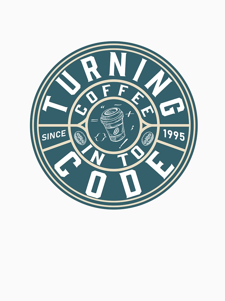 Turning coffee into code since 1995 by Code  Monkeys T-Shirts, Hoodie, Sweatshirt | BlankRebels.com (Image 3)