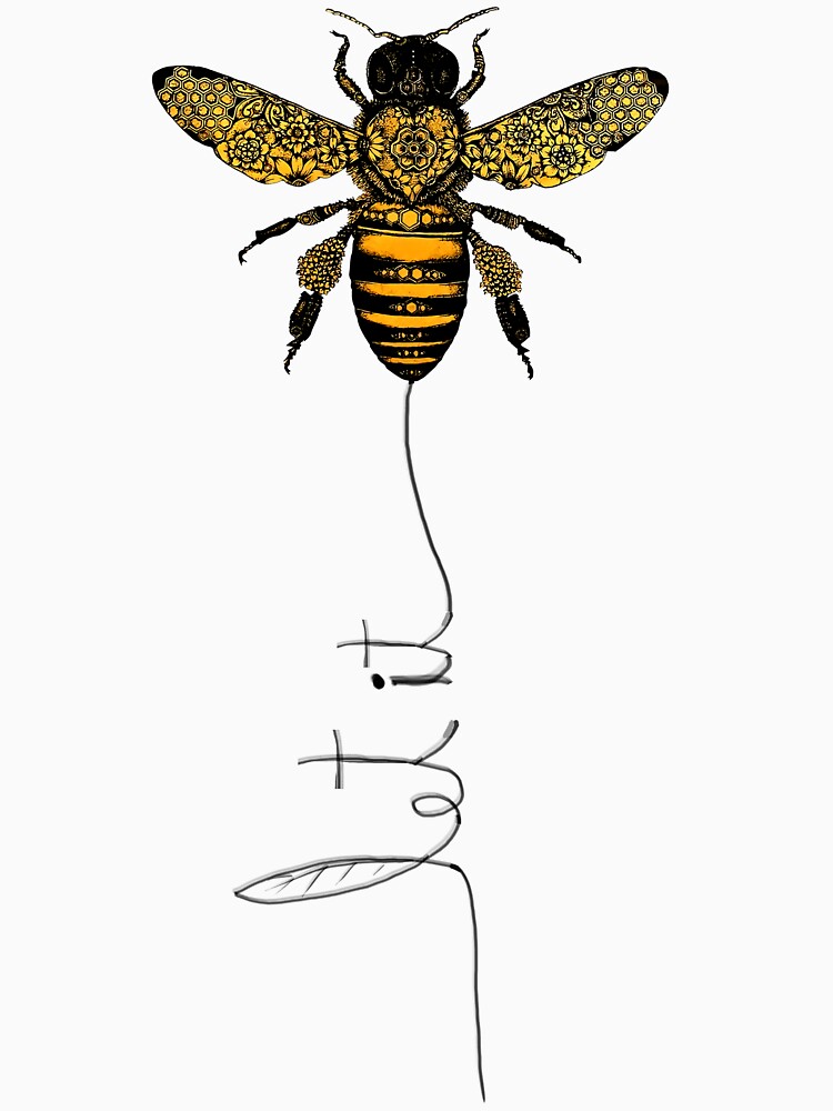Let It Bee Hippie by RaymondPurves T-Shirts, Hoodie, Sweatshirt | BlankRebels.com (Image 3)