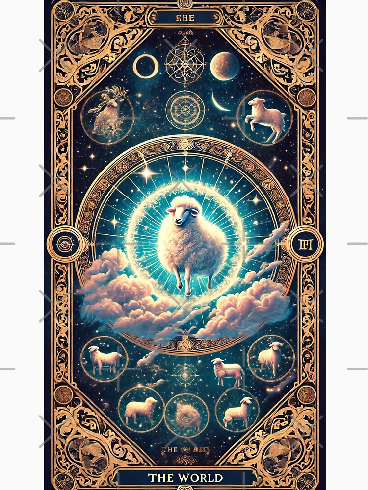 Sheepism Tarot – The World by Thpoar T-Shirts, Hoodie, Sweatshirt | BlankRebels.com (Image 3)