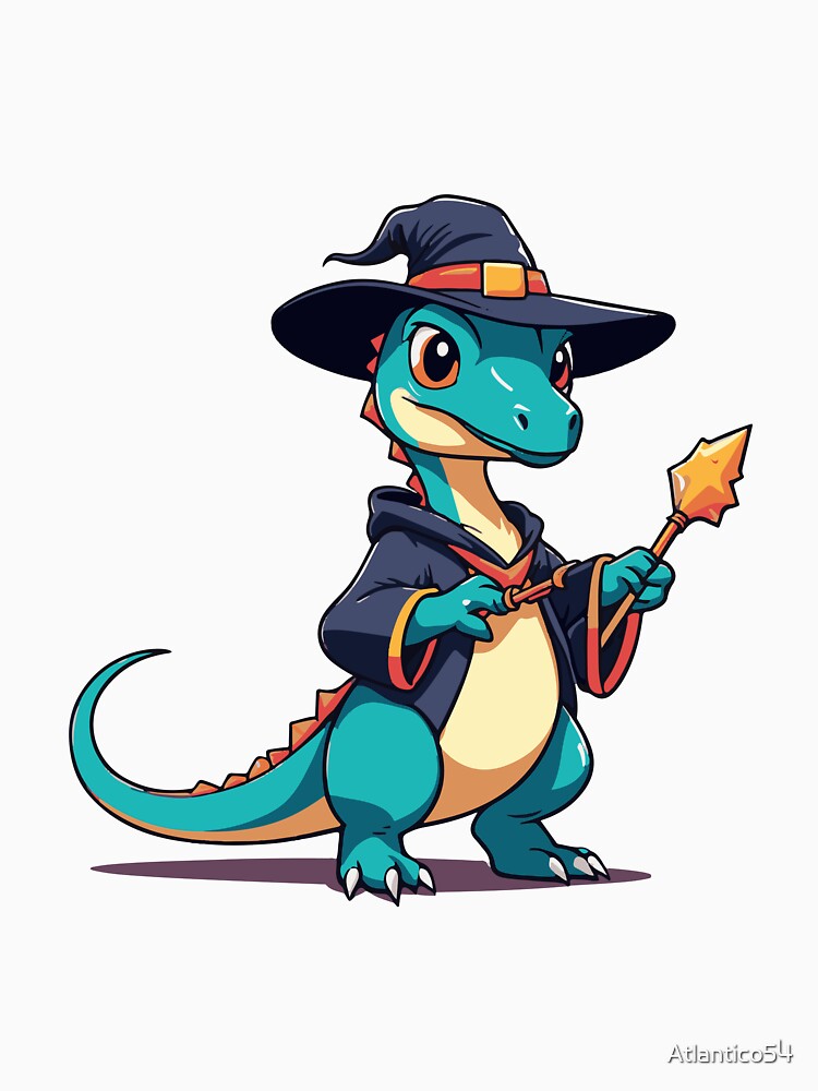 Velociraptor Dinosaur sorcerer by Atlantico54 T-Shirts, Hoodie, Sweatshirt | BlankRebels.com (Image 3)