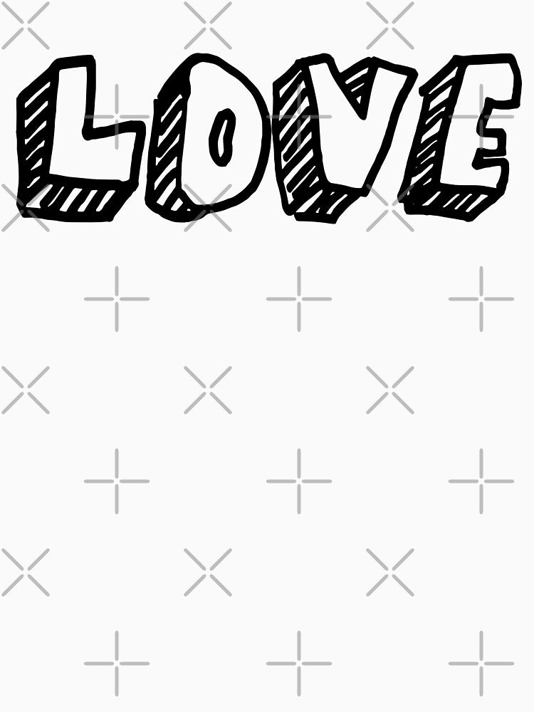 Doodle love black white valentine sweetheart by wordznart T-Shirts, Hoodie, Sweatshirt | BlankRebels.com (Image 3)