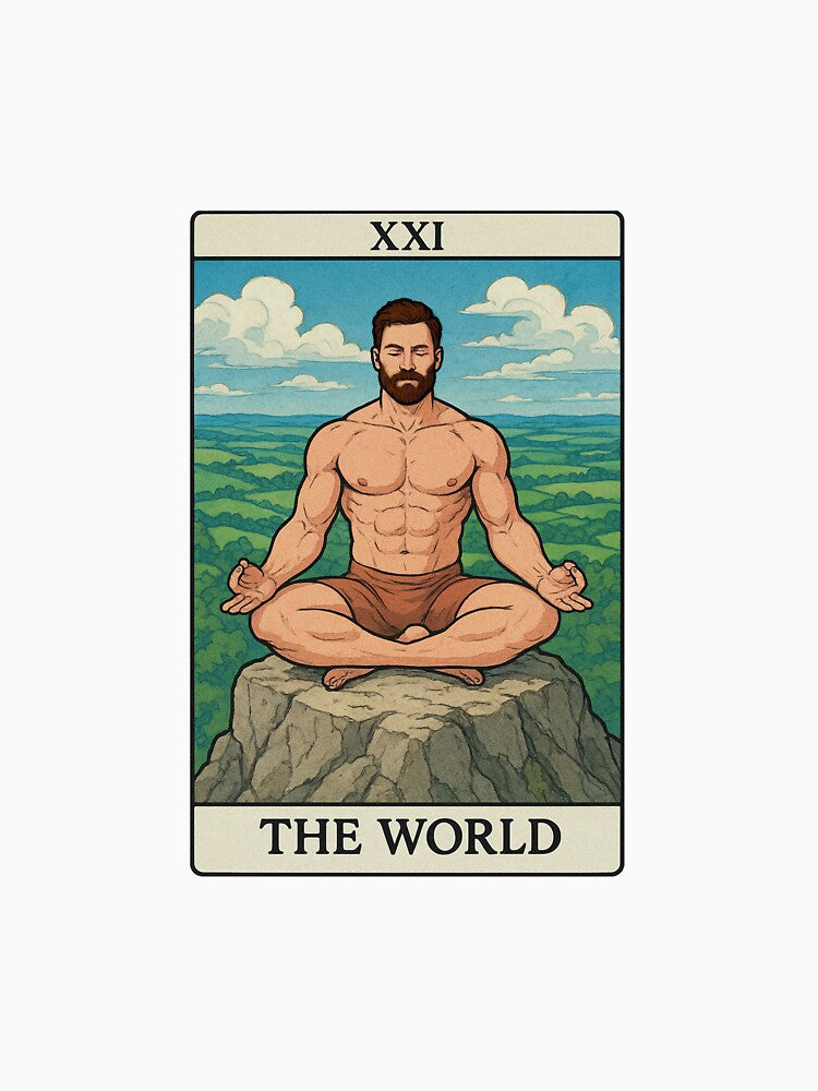 Tarot Card - XXI - The World - Brown by step10studio T-Shirts, Hoodie, Sweatshirt | BlankRebels.com (Image 3)