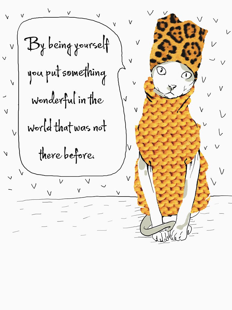 Be yourself cat by starwilliamsart T-Shirts, Hoodie, Sweatshirt | BlankRebels.com (Image 3)