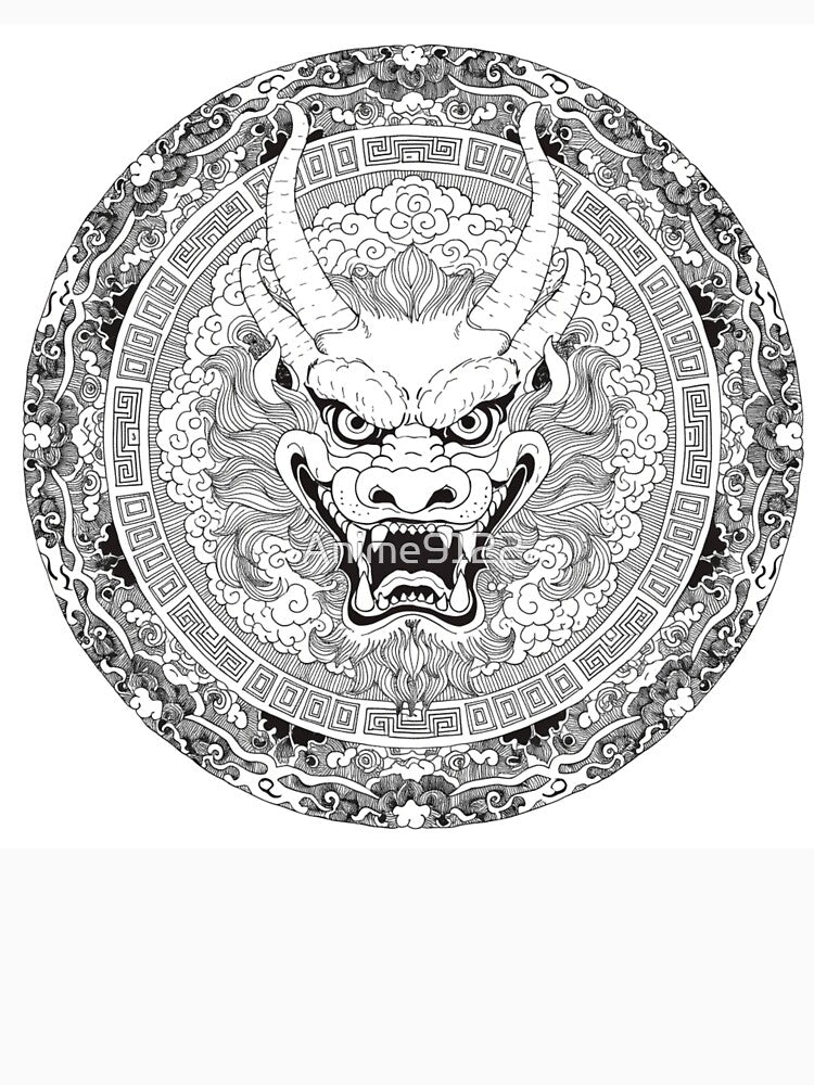 Dragon mandala - exotic and exclusive by Anime9122 T-Shirts, Hoodie, Sweatshirt | BlankRebels.com (Image 3)