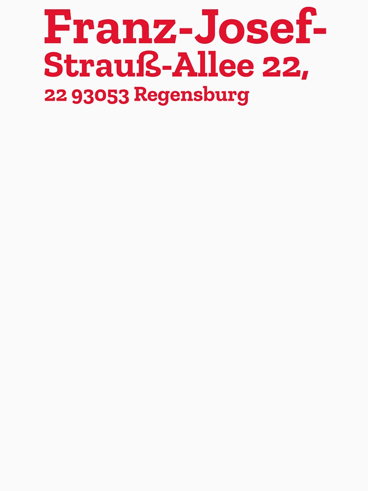 Regensburg Stadium Address by The Chuck Wagon