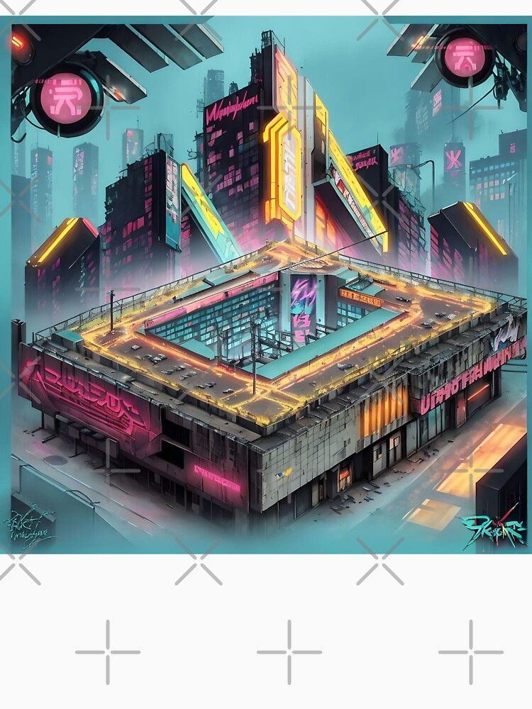 Digital City – Pop Art Circuit Abstract Art by Esterlane T-Shirts, Hoodie, Sweatshirt | BlankRebels.com (Image 3)