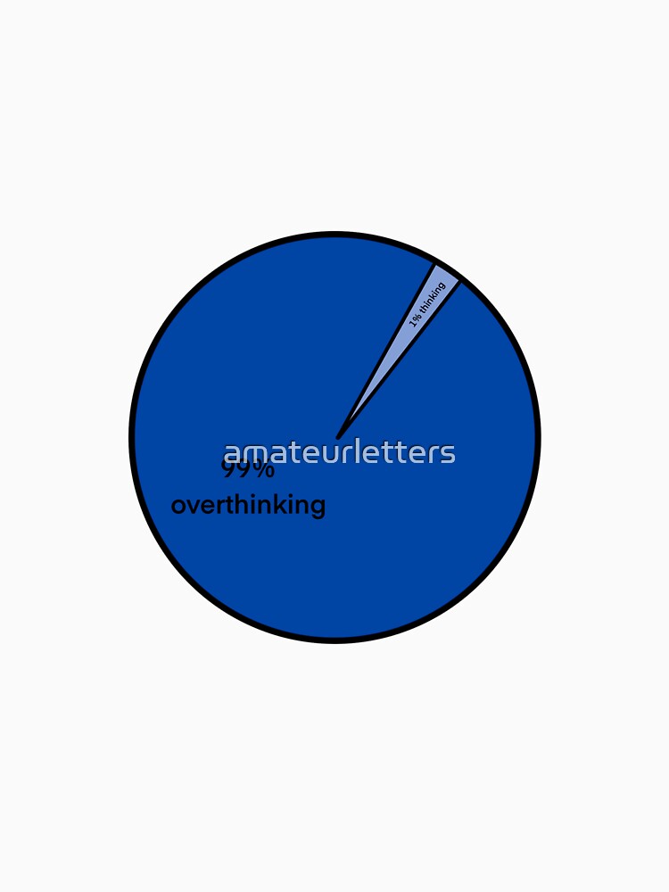 Overthinking by amateurletters T-Shirts, Hoodie, Sweatshirt | BlankRebels.com (Image 3)