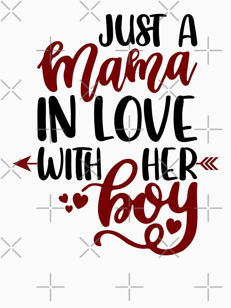 Just A Mama In Love With Her Boy by DreamColor T-Shirts, Hoodie, Sweatshirt | BlankRebels.com (Image 3)