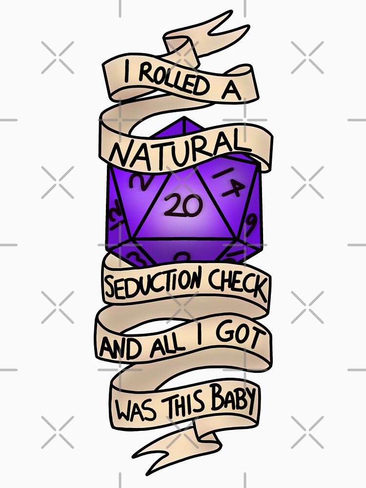 I rolled a natural 20 and all I got was this baby by RegretfulCo T-Shirts, Hoodie, Sweatshirt | BlankRebels.com (Image 3)