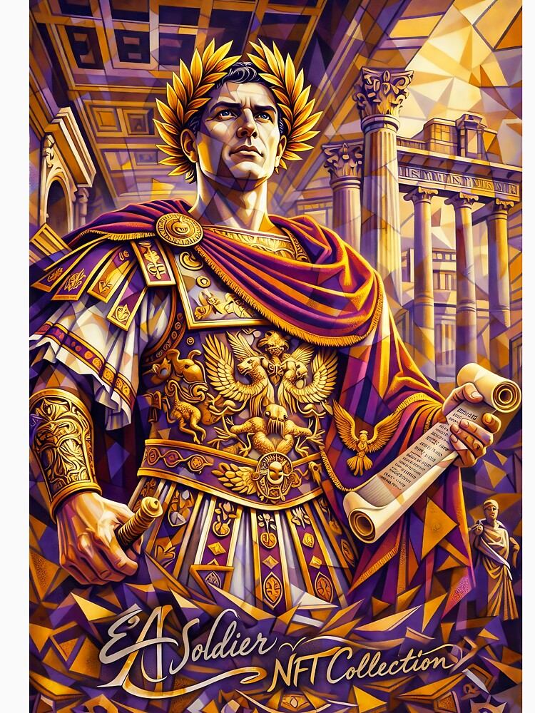 Constantine the Great, Roman Emperor, EA Soldier NFT Collection, Emperors Series by EASNFTCOL T-Shirts, Hoodie,... (Image 3)