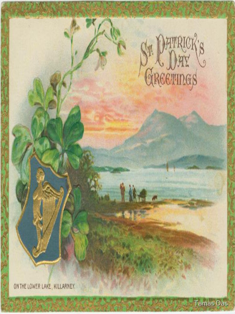 Saint Patrick's Day Vintage Greeting by Tamas Das T-Shirts, Hoodie, Sweatshirt | BlankRebels.com (Image 3)