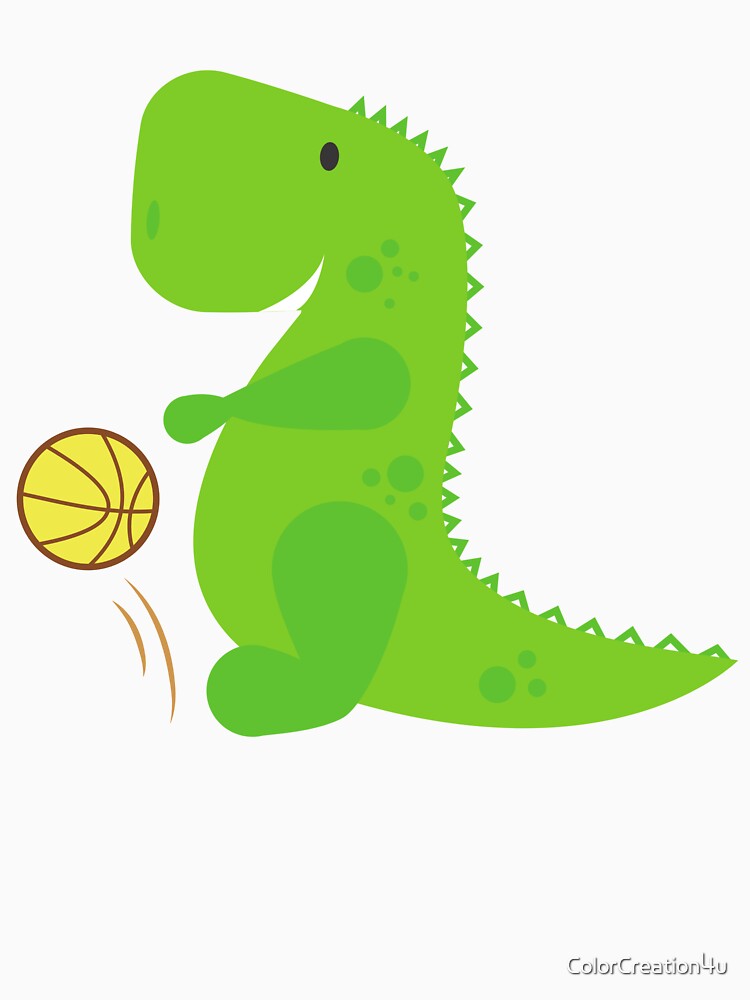 Different Types Of Dinosaurs, No Basket No Life, Dino Stickers. Funny Dinosaur. Dinosaur design, by ColorCreation4u