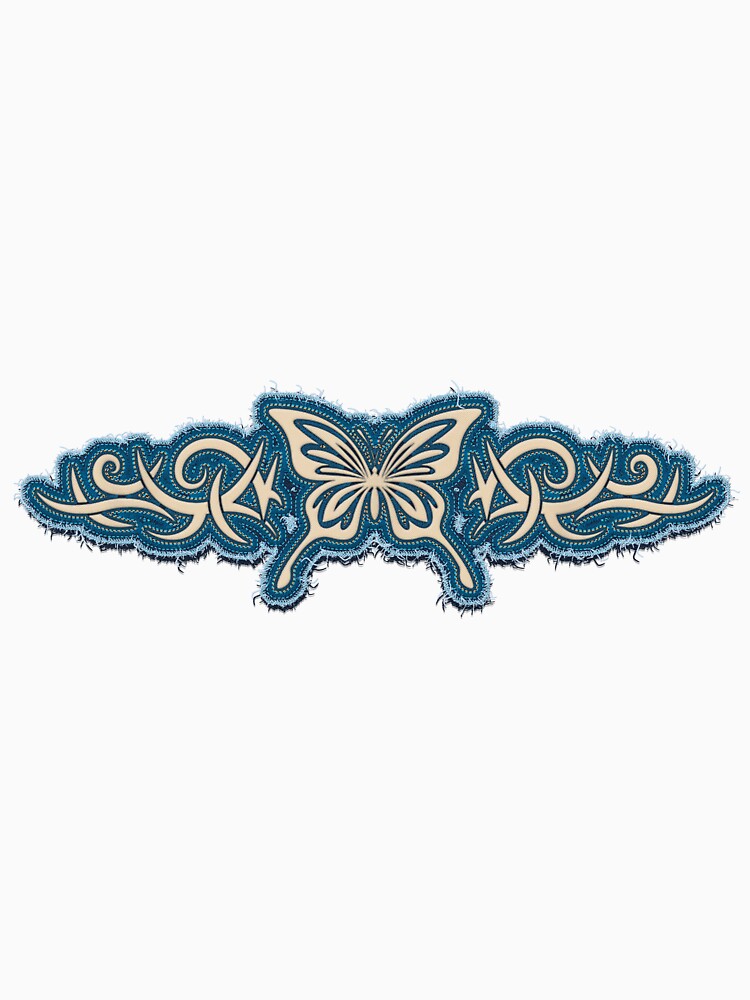 Brown Butterfly Tattoo Fairycore Dark Grunge y2k Aesthetic by xawonep9 T-Shirts, Hoodie, Sweatshirt (Image 3)