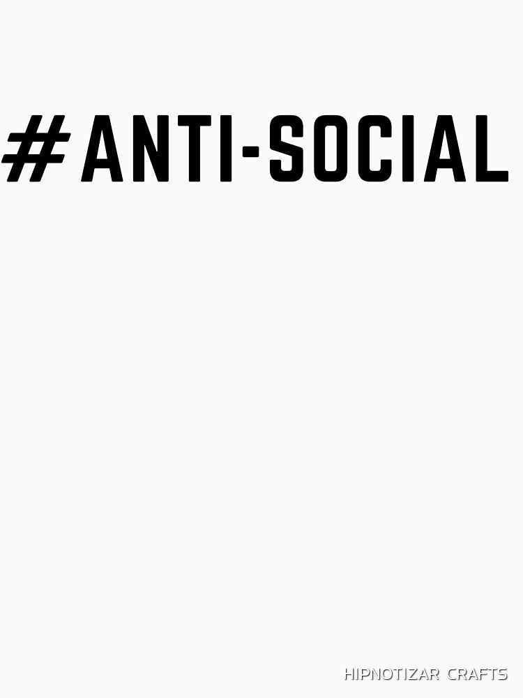 EAT SLEEP HURDLES REPEAT  "#ANTI-SOCIAL" sarcastic quote sticker [P-Q 135][789] by HIPNOTIZAR  CRAFTS T-Shirts,... (Image 3)