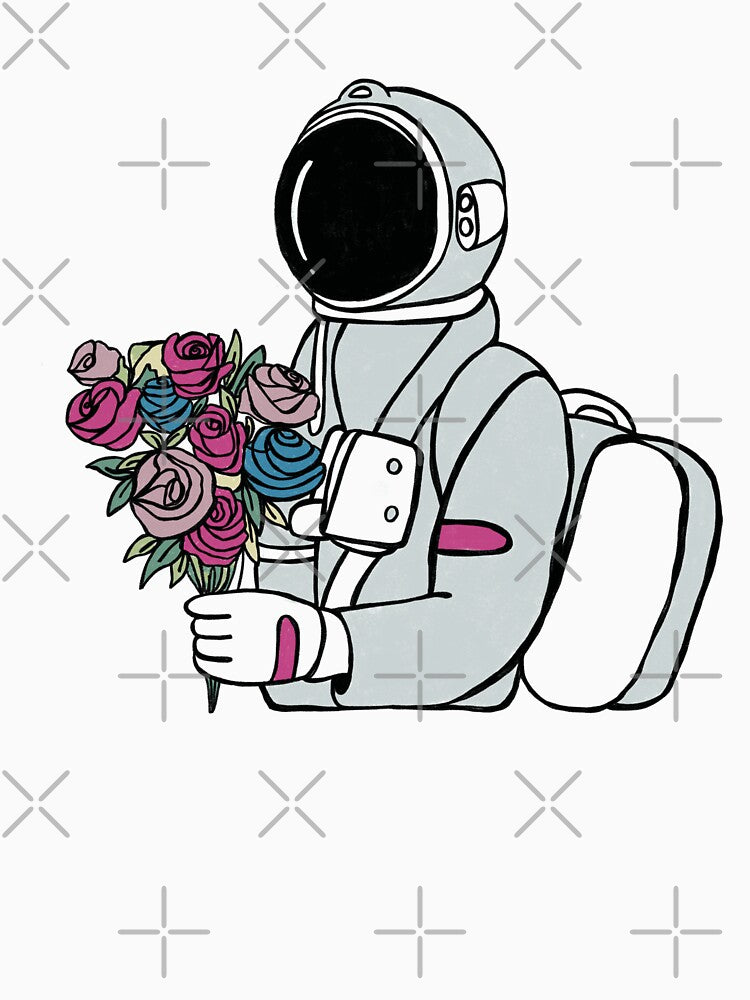 Astronaut love valentines love loving wedding nasa usa funny cute by Tropical Blood T-Shirts, Hoodie, Sweatshirt (Image 3)