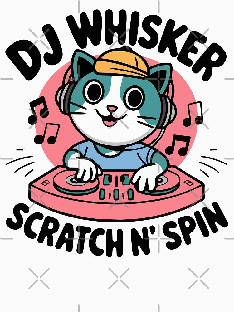 Cute Cat DJ Remix by WhimsyVox T-Shirts, Hoodie, Sweatshirt | BlankRebels.com (Image 3)