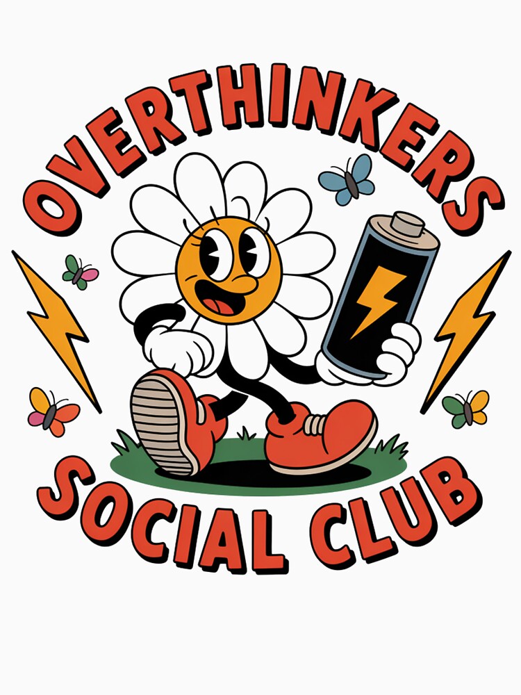 Overthinkers social club by Flexybk2 T-Shirts, Hoodie, Sweatshirt | BlankRebels.com (Image 3)