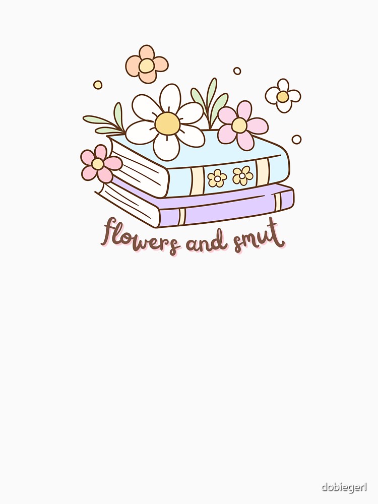Books and Flowers by dobiegerl T-Shirts, Hoodie, Sweatshirt | BlankRebels.com (Image 3)