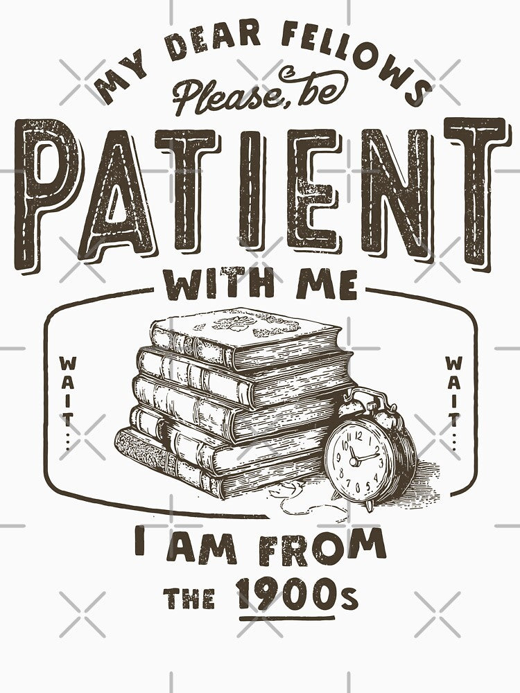Please Be Patient I’m From The 1900s Bookworm Librarian by Geek Updated T-Shirts, Hoodie, Sweatshirt (Image 3)