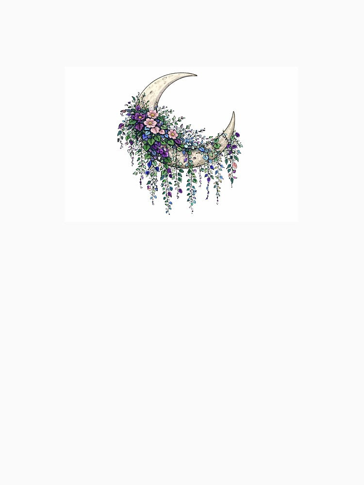 Botanical Moon by Bekahgw17 T-Shirts, Hoodie, Sweatshirt | BlankRebels.com (Image 3)