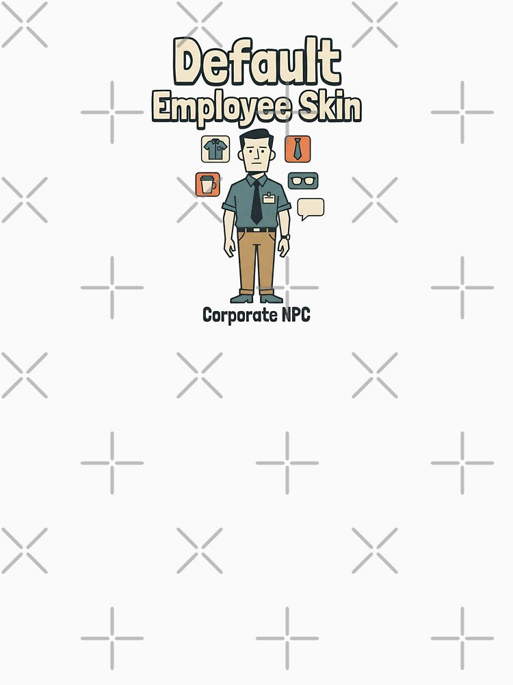 Default Employee Skin Corporate NPC Funny Office Worker Design by Fenay Designs