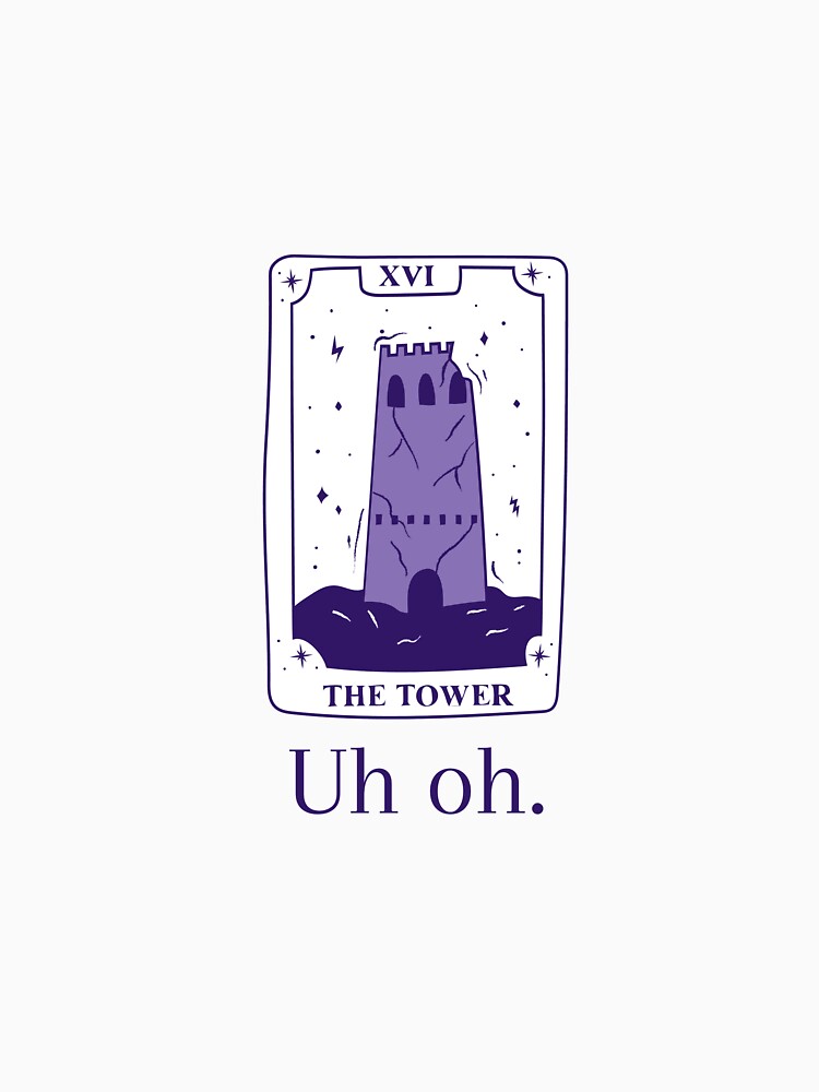 The Tower Card by avaminerva T-Shirts, Hoodie, Sweatshirt | BlankRebels.com (Image 3)