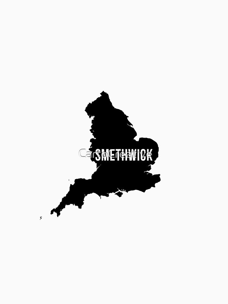 Smethwick, West Midlands England UK Silhouette Map by CartoCreative T-Shirts, Hoodie, Sweatshirt | BlankRebels.com (Image 3)