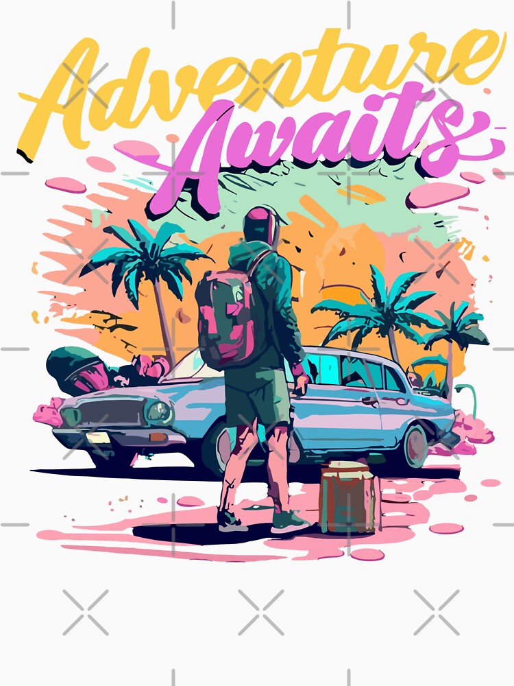 Adventure Awaits | Adventure by ZingZone T-Shirts, Hoodie, Sweatshirt | BlankRebels.com (Image 3)