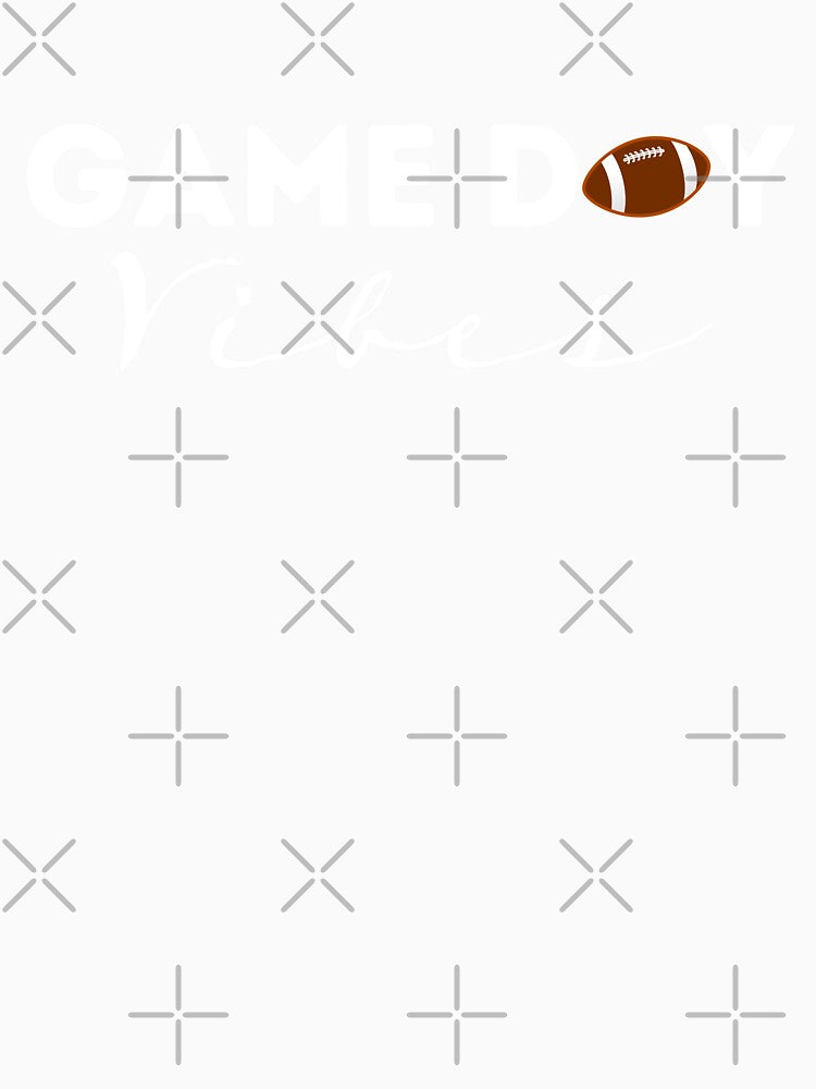 White Game Day Vibes by Jacksonsmerch