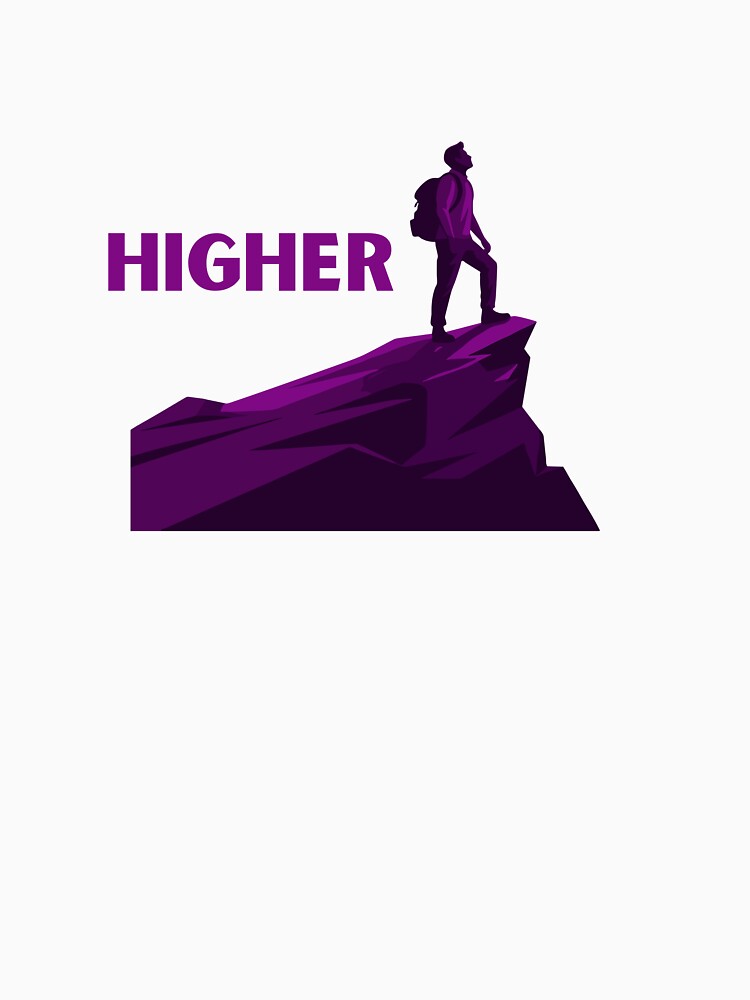 Mountain hiker at the top of the mountain by Chris-graphics-art T-Shirts, Hoodie, Sweatshirt | BlankRebels.com (Image 3)
