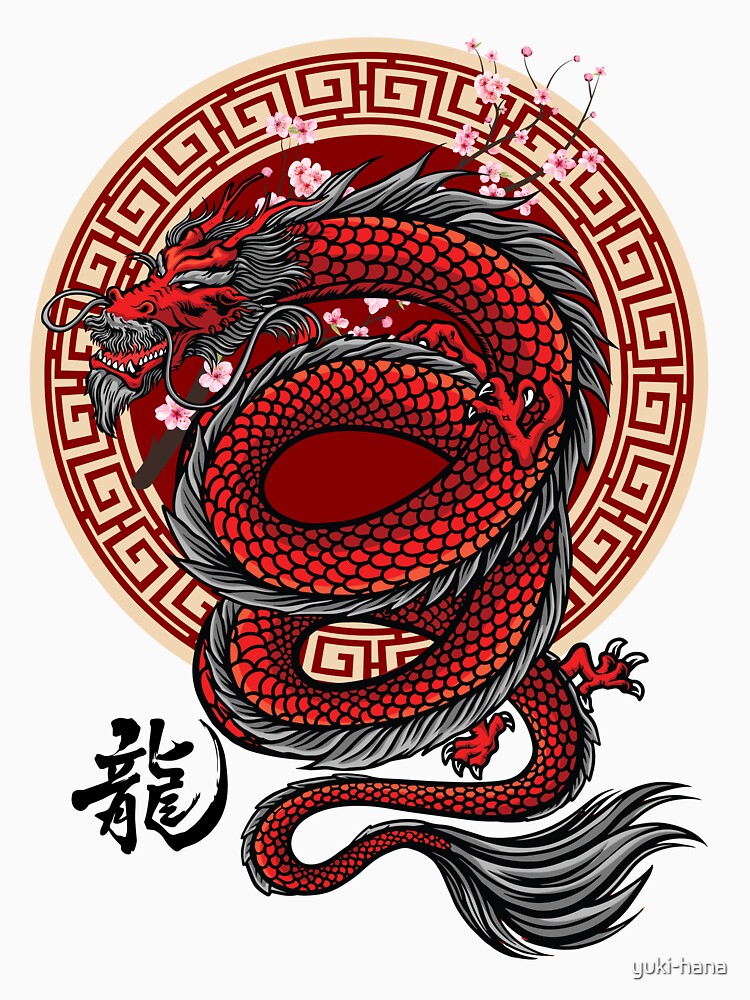 Legendary Red Dragon by yuki-hana T-Shirts, Hoodie, Sweatshirt | BlankRebels.com (Image 3)