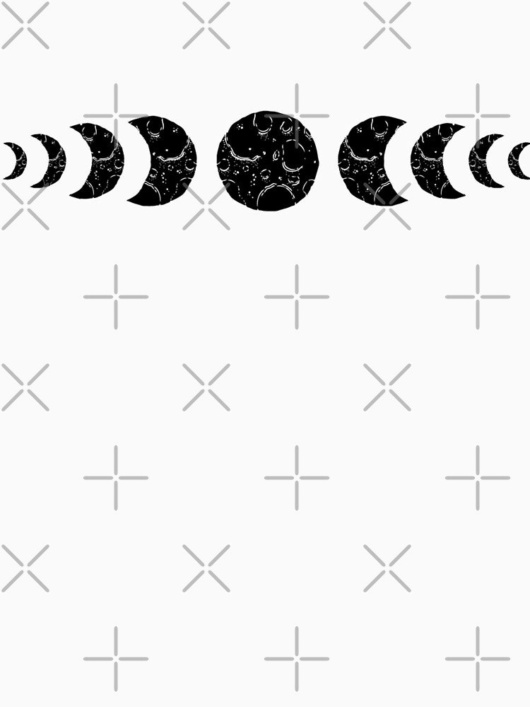 Moon phase graphic design print by dcrc T-Shirts, Hoodie, Sweatshirt | BlankRebels.com (Image 3)