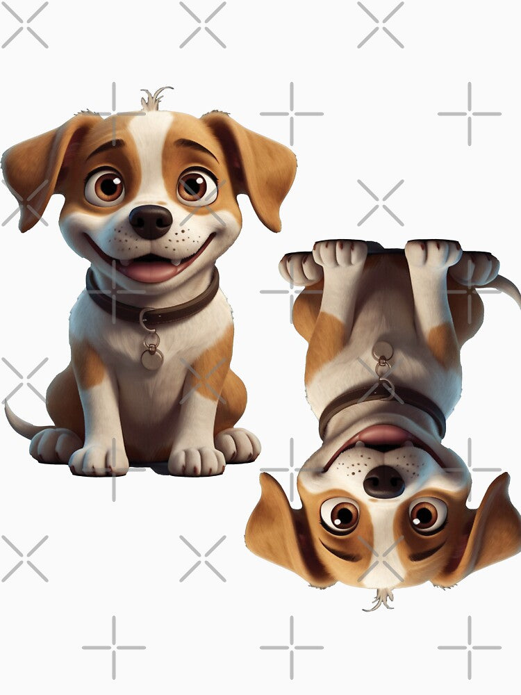 upside down dogs by Pragya Dureja T-Shirts, Hoodie, Sweatshirt | BlankRebels.com (Image 3)