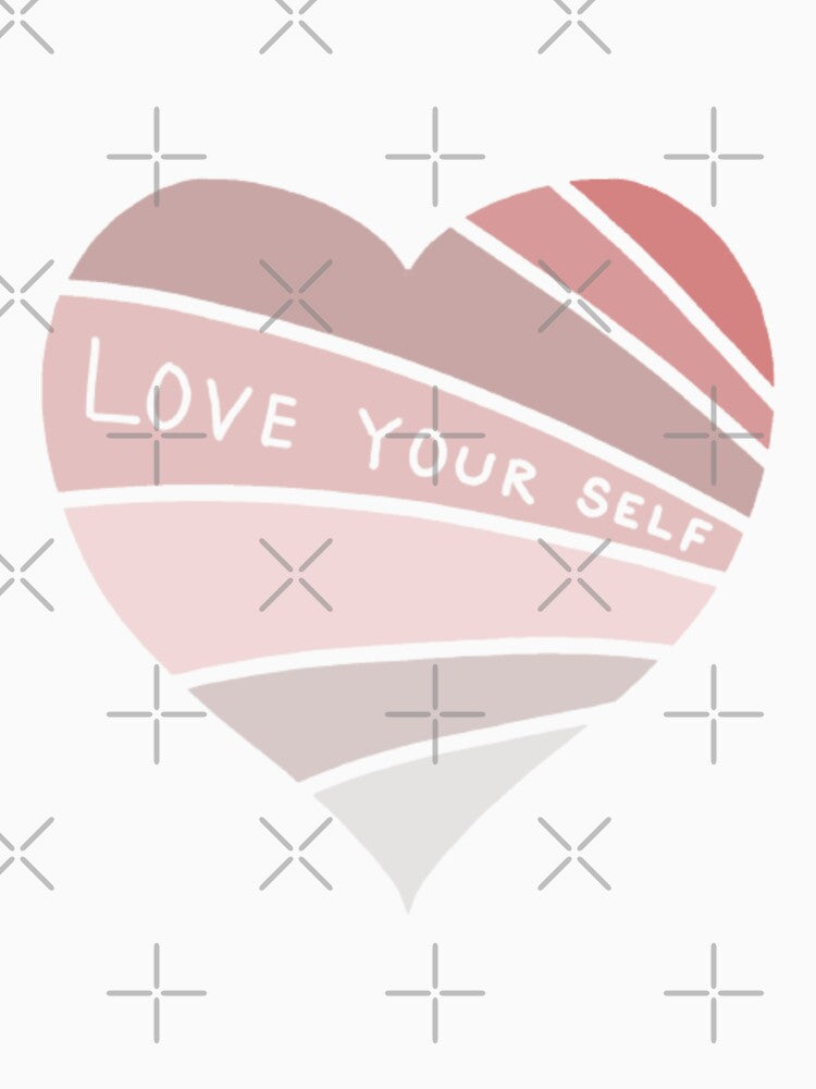 Love your self, inspirational life quote (colour palette , color palete) by Sanaura T-Shirts, Hoodie, Sweatshirt (Image 3)
