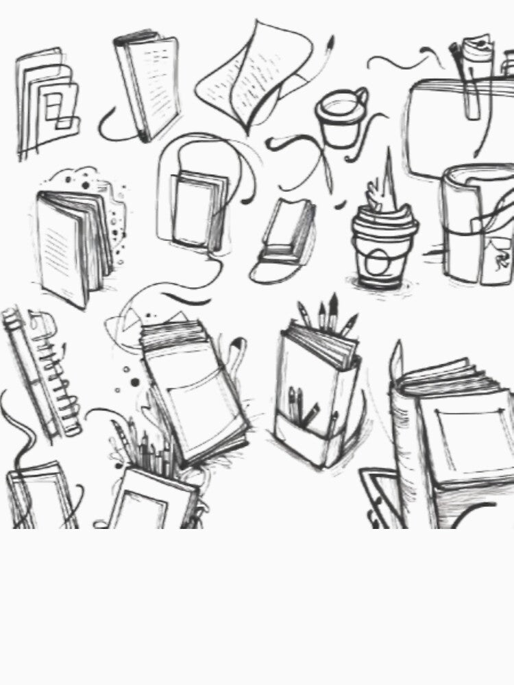 Aesthetic Sketchy Doodle – Messy Hand-Drawn Art by D-E-S-I-G-N-E-R T-Shirts, Hoodie, Sweatshirt | BlankRebels.com (Image 3)