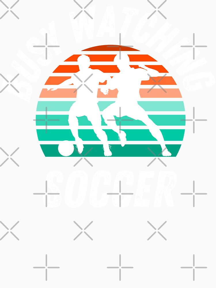 Busy Watching Soccer Dribbling Silhouette Novelty Gift by Marathon-Runner