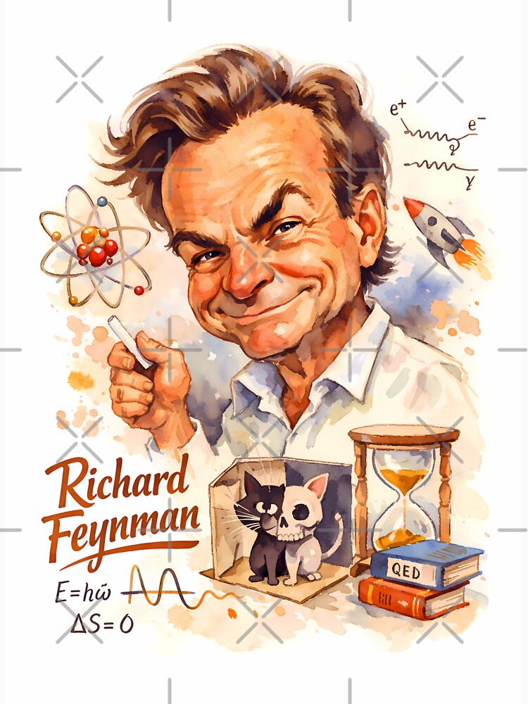 Richard Feynman by Sarcastic designs T-Shirts, Hoodie, Sweatshirt | BlankRebels.com (Image 3)