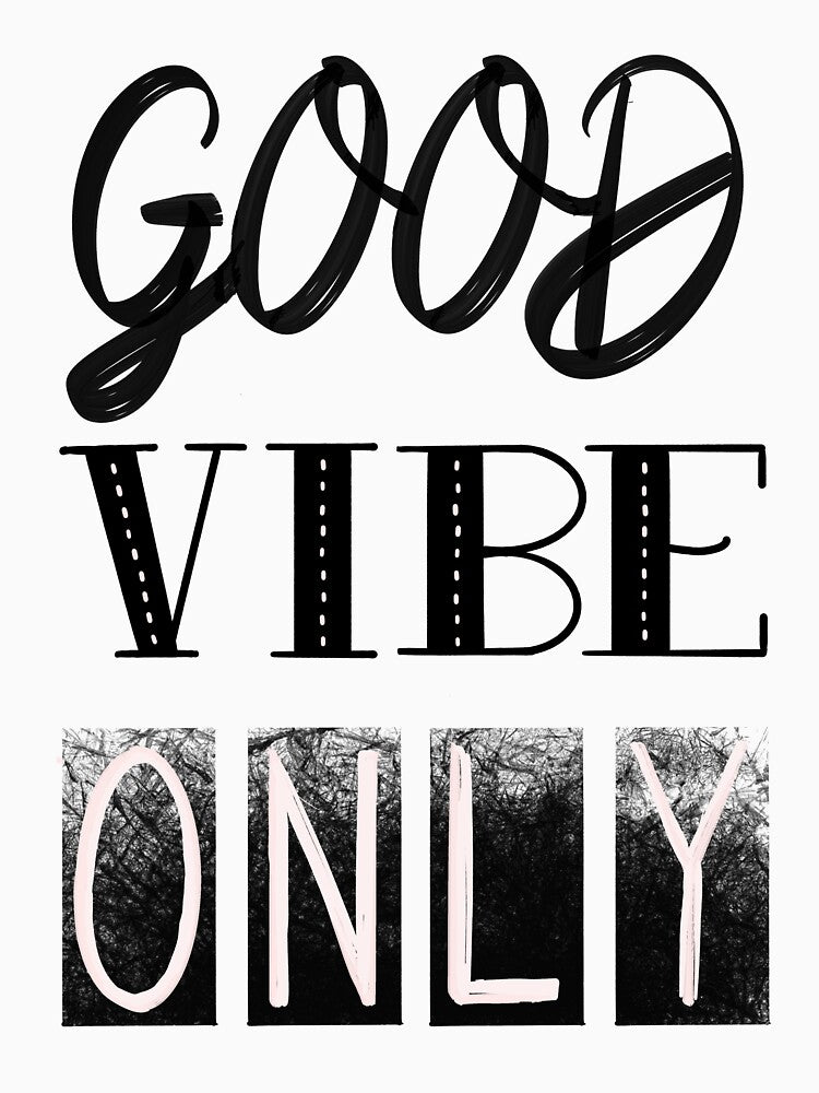 Good Vibe Only - hand lettering design by designsoln1 T-Shirts, Hoodie, Sweatshirt | BlankRebels.com (Image 3)