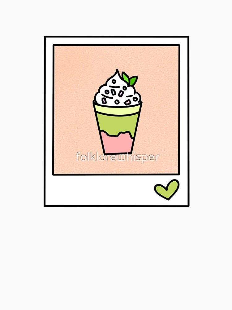 i love you so strawberry matcha polaroid - kindle stickers by folklorewhisper T-Shirts, Hoodie, Sweatshirt (Image 3)