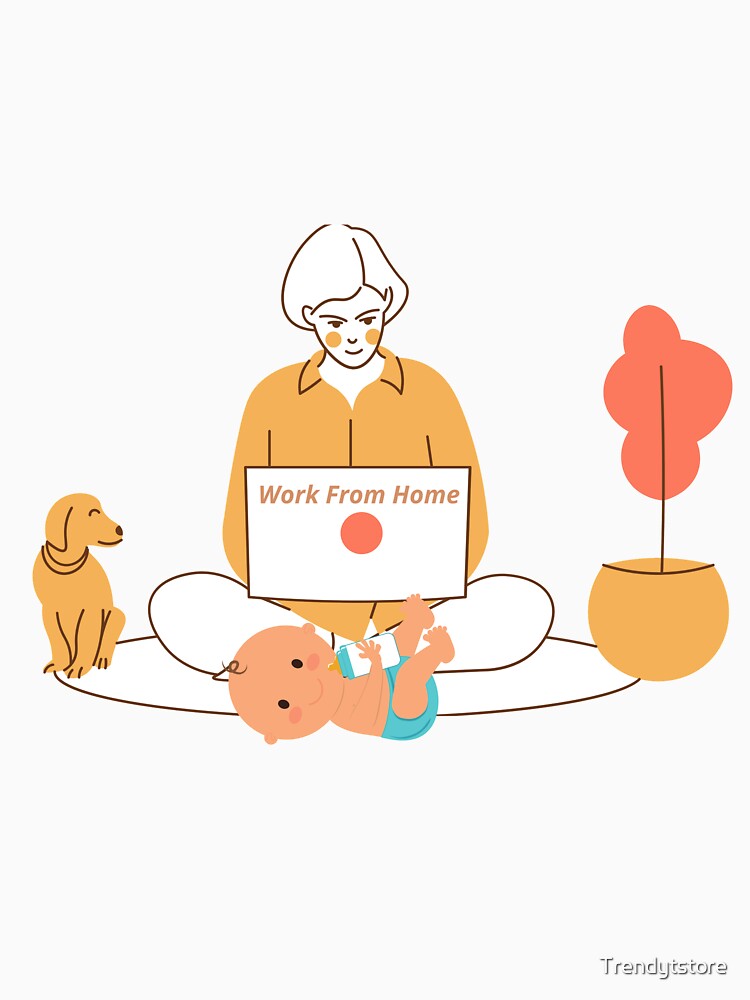 Work From Home-Mom by Trendytstore T-Shirts, Hoodie, Sweatshirt | BlankRebels.com (Image 3)