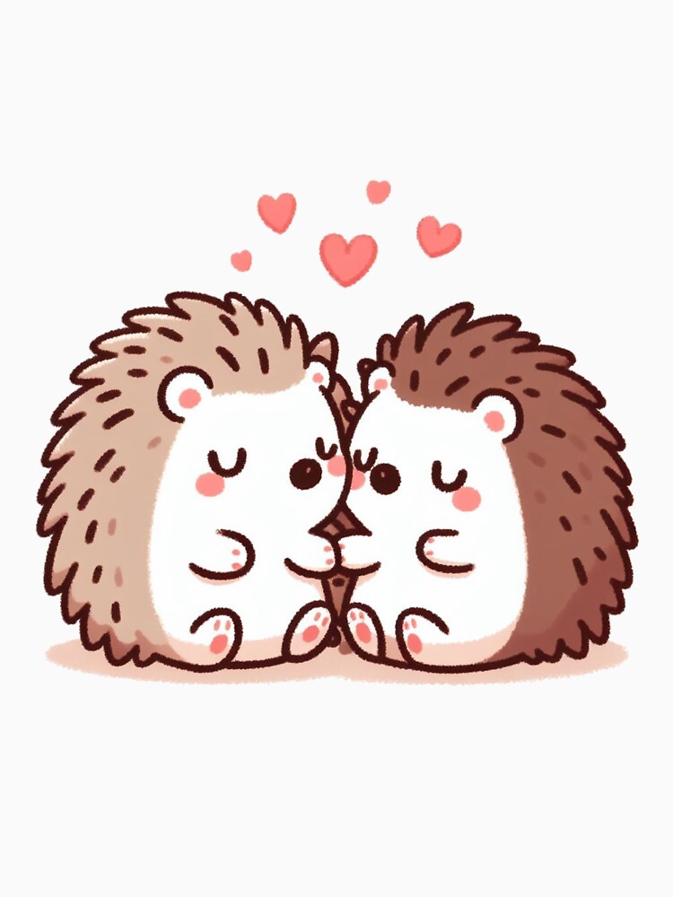 Hedgehog Couple Valentine's Day by LemuellTrends T-Shirts, Hoodie, Sweatshirt | BlankRebels.com (Image 3)