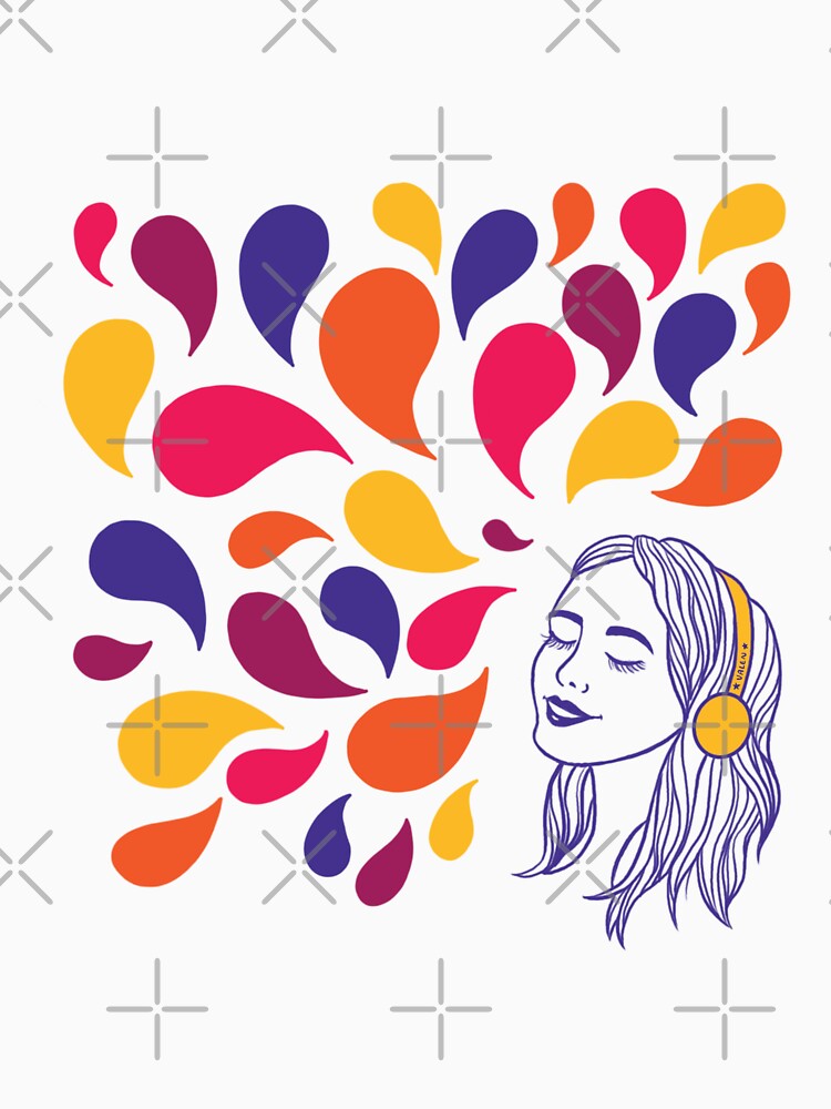 Musical Euphoria by Valentina Cariel T-Shirts, Hoodie, Sweatshirt | BlankRebels.com (Image 3)