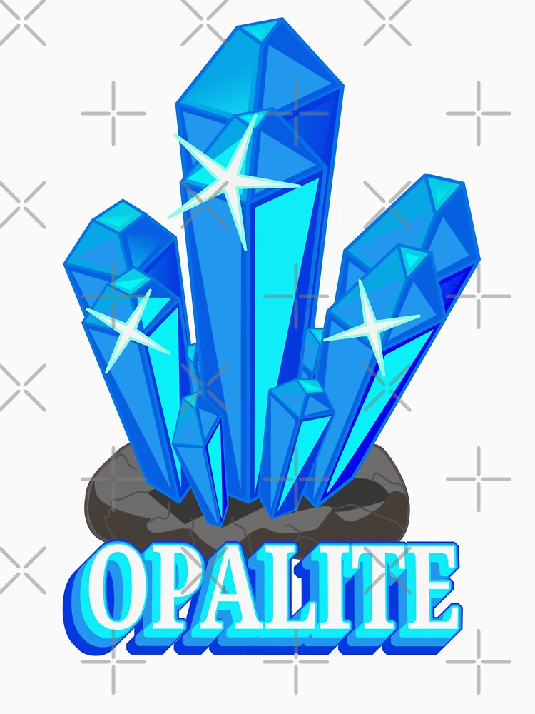 Opalite | Calm, Clarity & Spiritual Energy Crystal Design by ArtsyExplorer T-Shirts, Hoodie, Sweatshirt (Image 3)