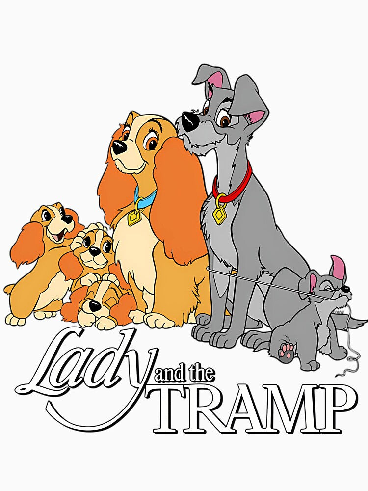 Romantic Couple Vintage Movies Spaghetti Dogs Cartoon by Ludvig-Faint91 T-Shirts, Hoodie, Sweatshirt (Image 3)