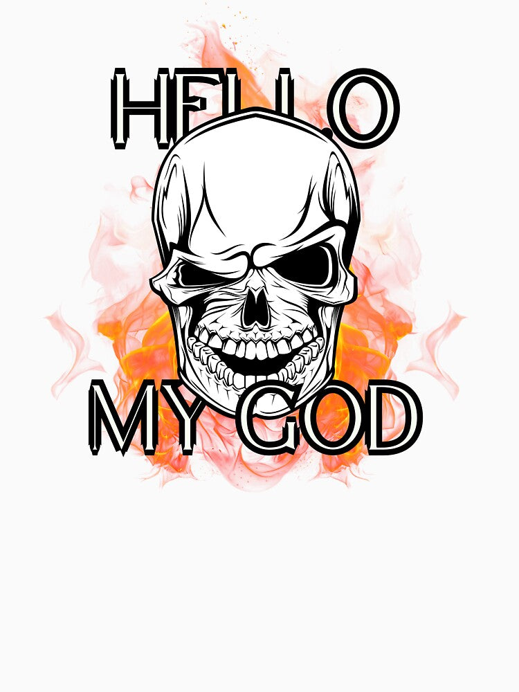 THRIVIA Hello My God T-Shirt by THRIVIA