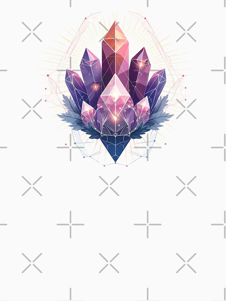 Healing Crystal Glow by VibeTCreations T-Shirts, Hoodie, Sweatshirt | BlankRebels.com (Image 3)