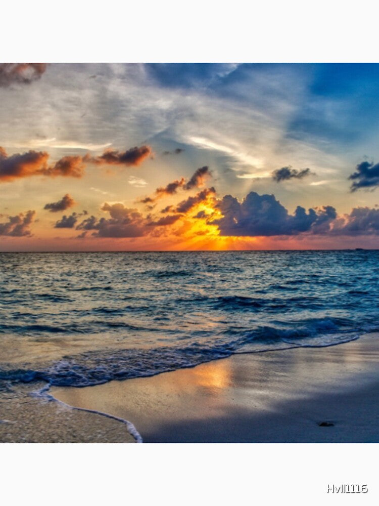Beautiful Beach Sunset by Hvll1116 T-Shirts, Hoodie, Sweatshirt | BlankRebels.com (Image 2)